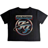 Foo Fighters - Comet - Ladies Crop Top Black T-shirt