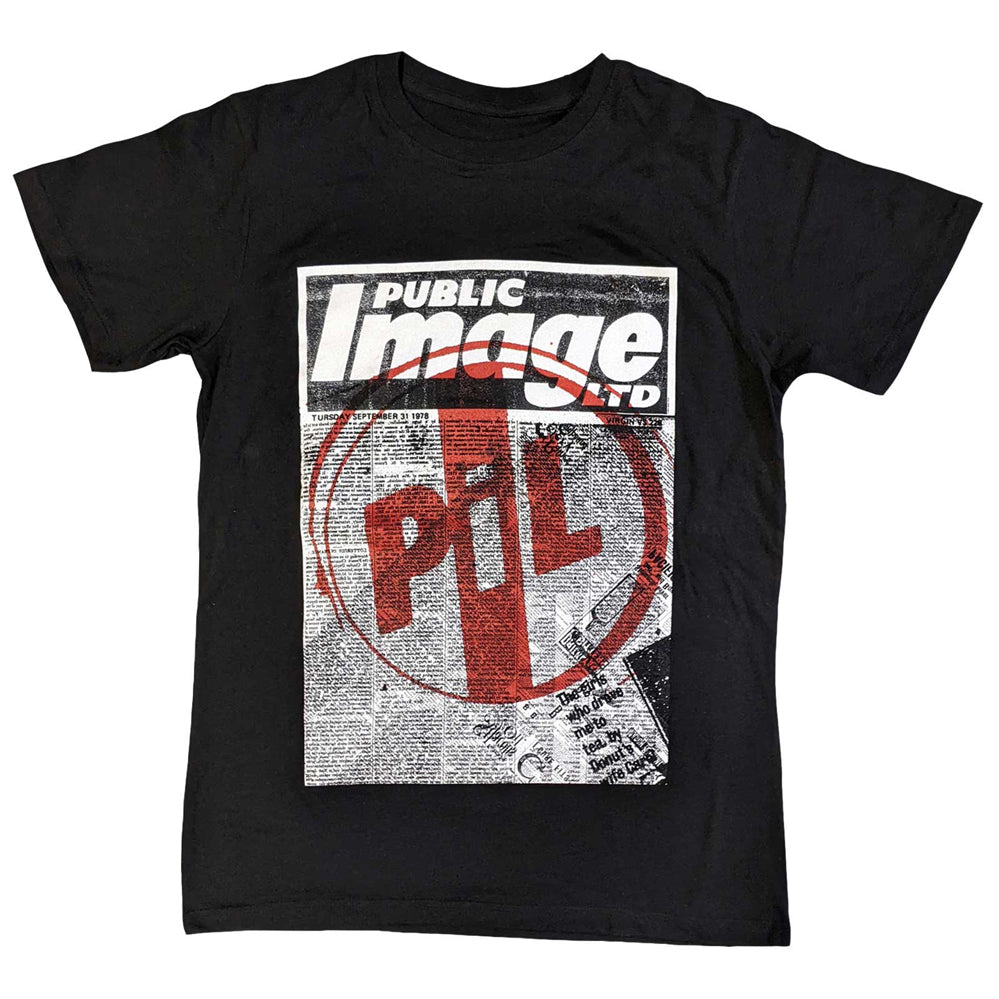 Public Image Ltd-Pil-Poster - Black T-shirt