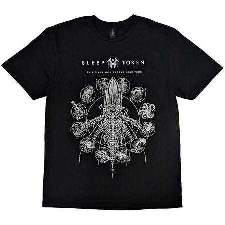 Sleep Token - Tomb Whale -  Black t-shirt