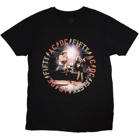 AC/DC - Live! Fifty  - Black T-shirt