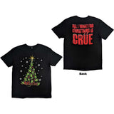 Motley Crue - Christmas Crue - Black  t-shirt