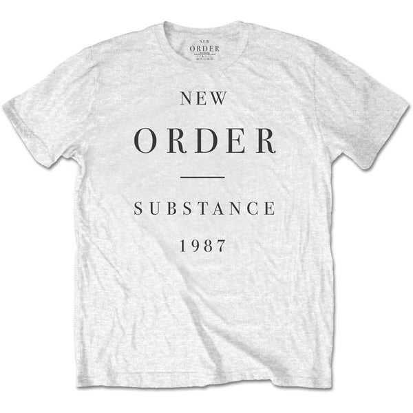 New Order Substance White tshirt burning airlines