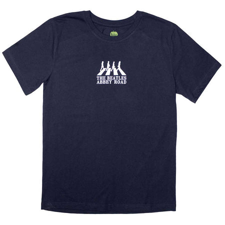 The Beatles - Mini Abbey Road Crossing Silhouette - Navy Blue T-shirt