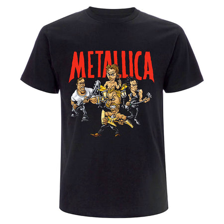 Metallica - Load Chavez Cartoon - Black t-shirt