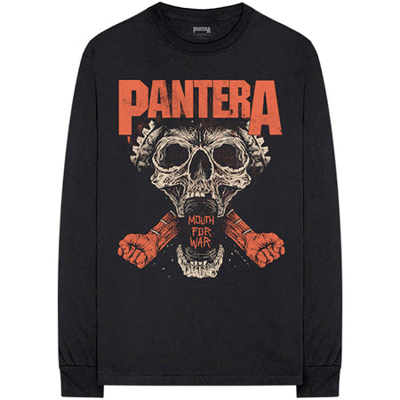 Pantera - Mouth For War - Long sleeved - Black T-shirt
