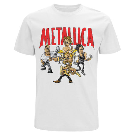 Metallica - Load Chavez Cartoon - White t-shirt