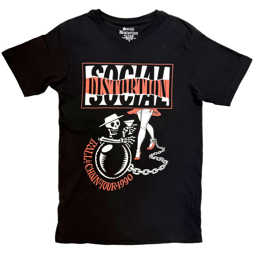 Social Distortion - Ball And Chain - Black  t-shirt