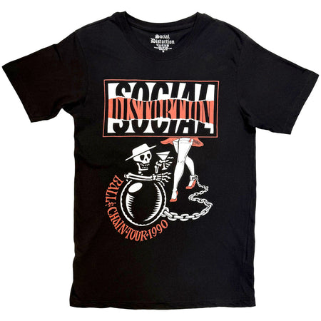 Social Distortion - Ball And Chain - Black  t-shirt