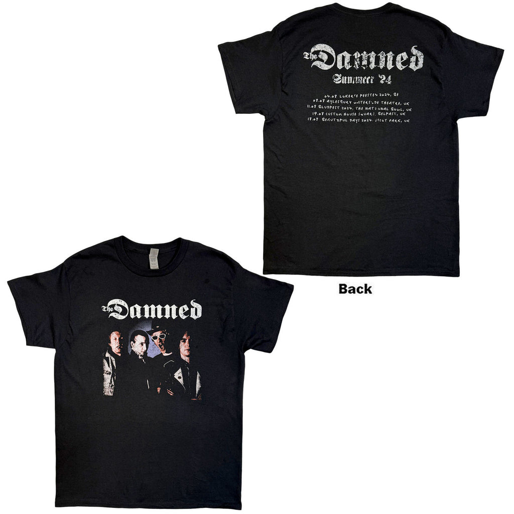 The Damned - Photo EU Tour Summer '24 - Black T-shirt