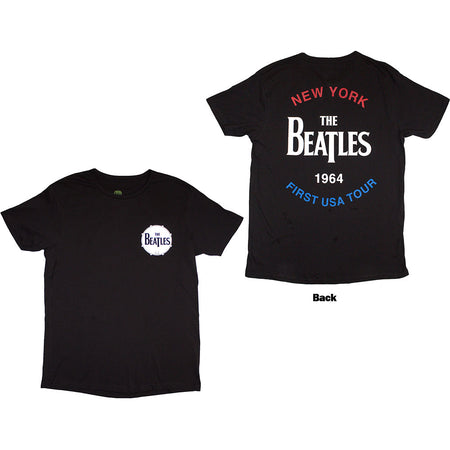 The Beatles - New York 1964 - Black  t-shirt