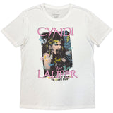 Cyndi Lauper - Singing - White t-shirt