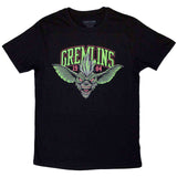 Gremlins - Stripe 1984 Green Logo - Black  t-shirt