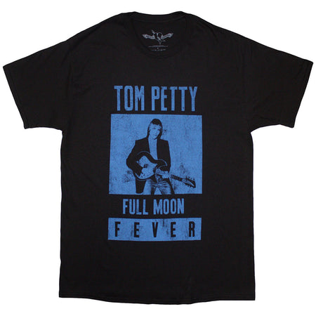 Tom Petty & The Heartbreakers - Full Moon Fever Blue - Black t-shirt