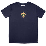 Pantera - Mini Leaf Skull - Navy Blue T-shirt