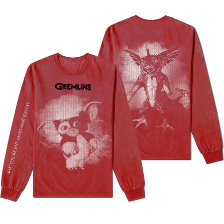 Gremlins - Graphic - Red Long Sleeve t-shirt