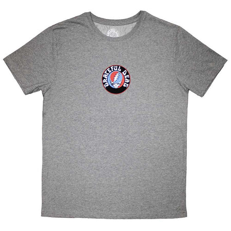 Grateful Dead - Mini Steal Your Face  Logo - Grey T-shirt