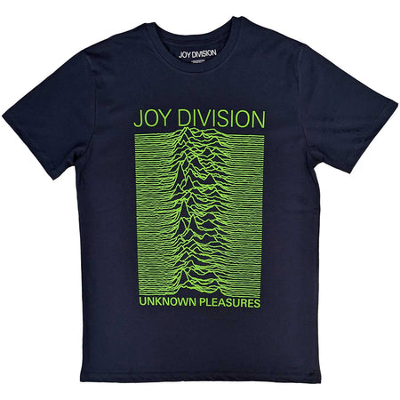 Joy Division - Unknown Pleasures FP - Navy Blue t-shirt