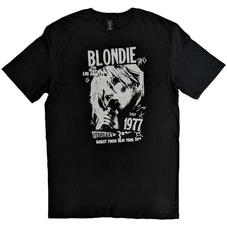 Blondie - 1977 Vintage - Black t-shirt