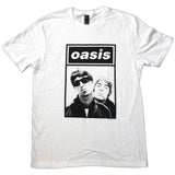 Oasis - Noel & Liam Boxed Photo - White T-shirt