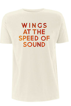 Paul McCartney - Wings At The Speed Of Sound - Sand t-shirt