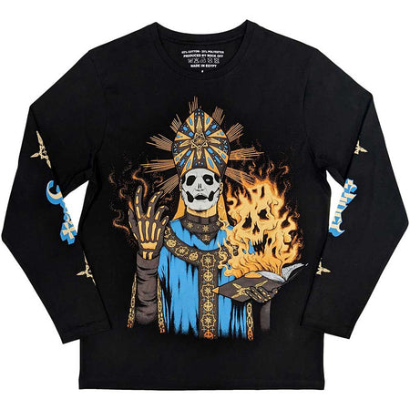 Ghost - The Burning - Long Sleeve Black t-shirt