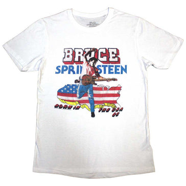 Bruce Springsteen - Born In The USA '85 - White T-shirt