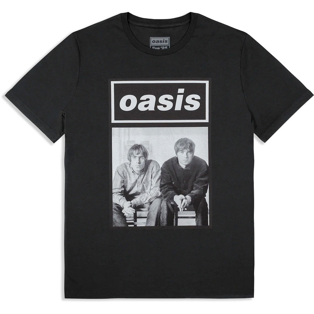 Oasis - Wonderwall Live 25 World Tour w/Backprint  - Black t-shirt