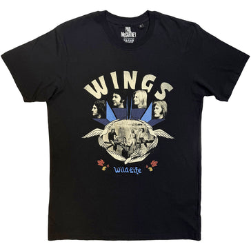 Paul McCartney - Wildlife - Black  t-shirt