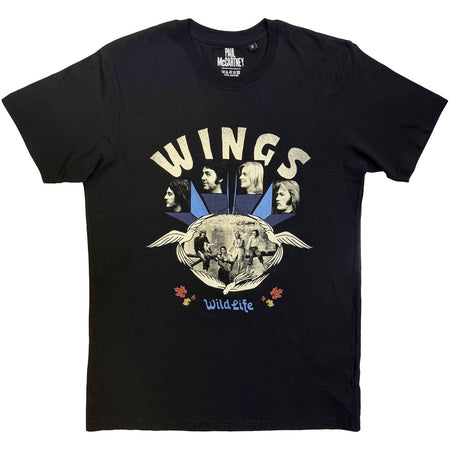 Paul McCartney - Wildlife - Black  t-shirt