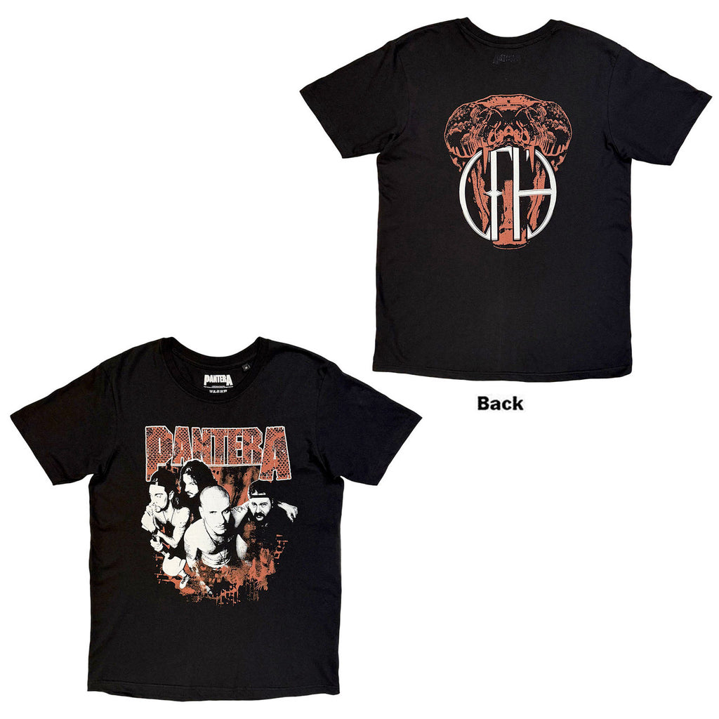 Pantera - Cowboys From Hell  Snake - Black  t-shirt