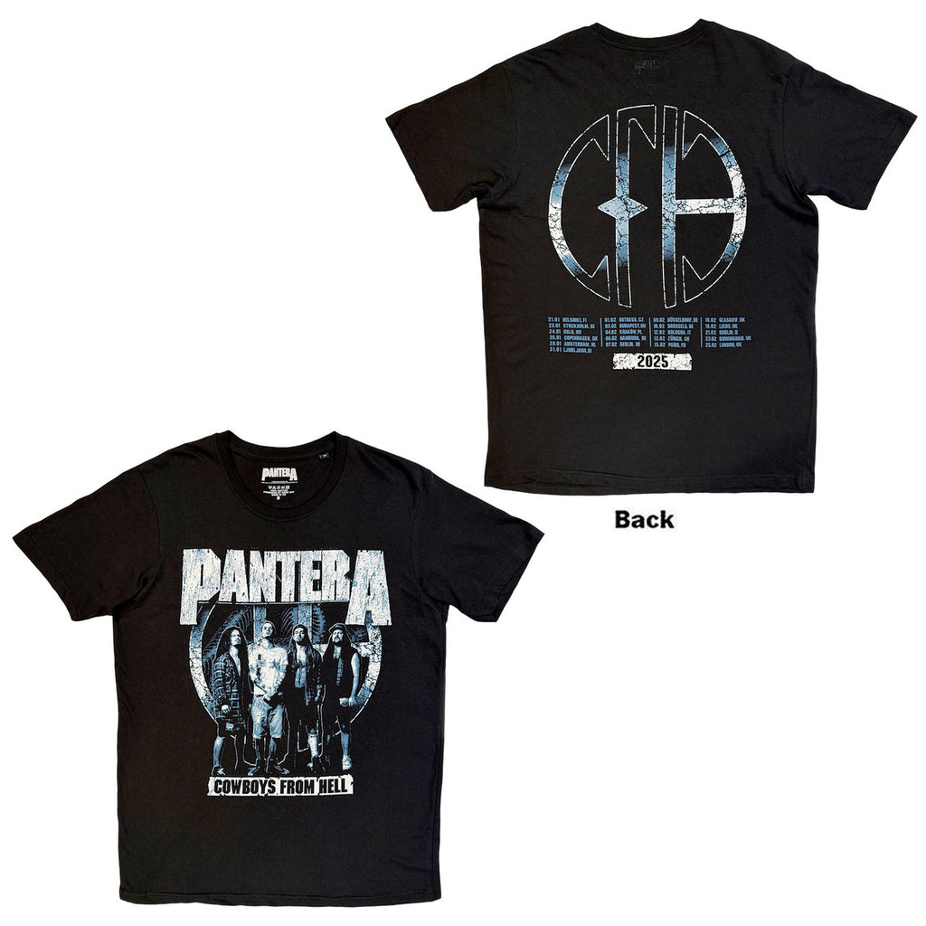 Pantera - Cowboys From Hell  Tour '25 - Black  t-shirt