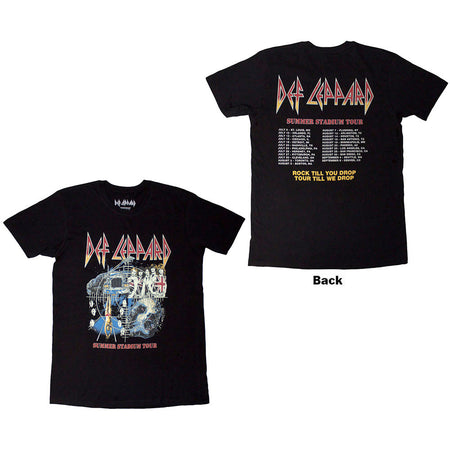 Def Leppard - Summer Stadium Tour - Black t-shirt