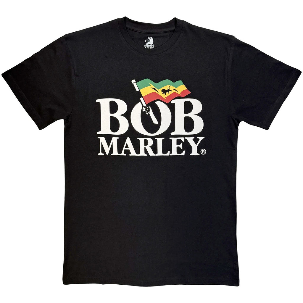 Bob Marley -  Logo Mono - Black t-shirt