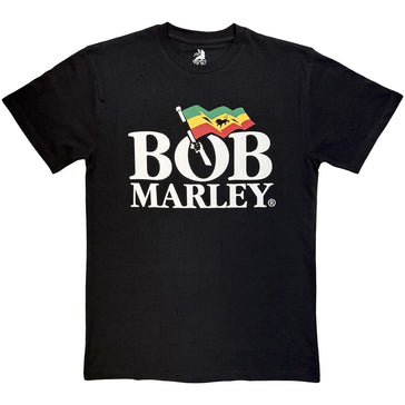 Bob Marley -  Logo Mono - Black t-shirt