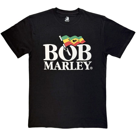 Bob Marley -  Logo Mono - Black t-shirt
