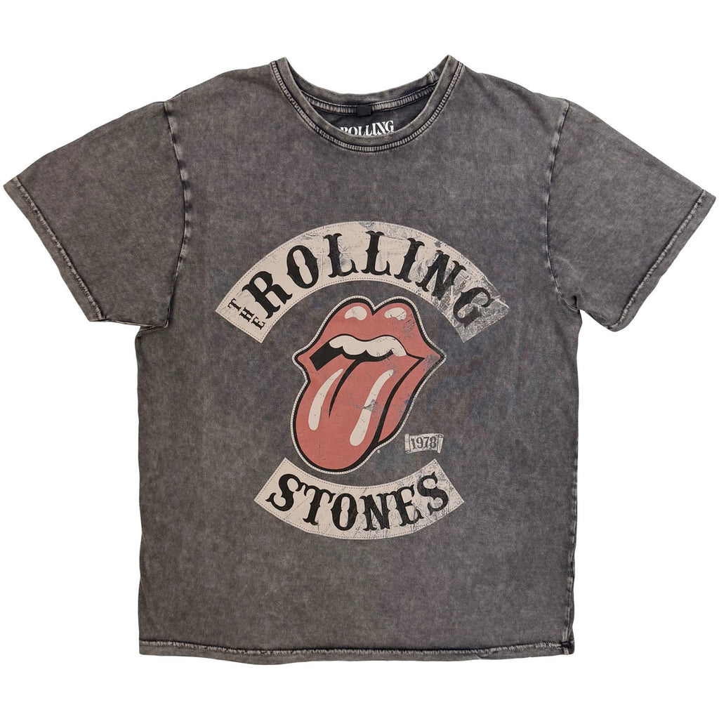 The Rolling Stones - Tour '78 - Charcoal Grey Stone Wash  t-shirt