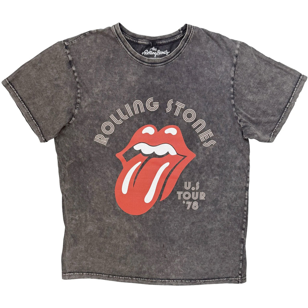 The Rolling Stones - US Tour '78 - Charcoal Grey Stone Wash  t-shirt