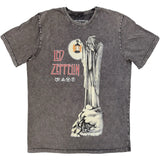 Led Zeppelin - Hermit - Charcoal Grey Stone Wash  t-shirt