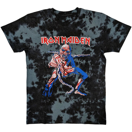 Iron Maiden - Eddie Piece Of Mind - Black Tie Dye t-shirt