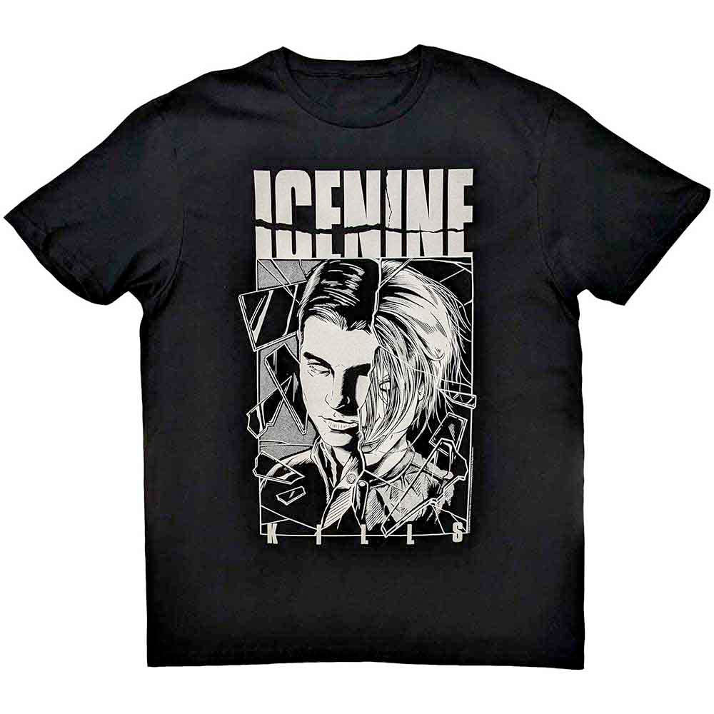 Ice Nine Kills - Shower Scene Split Face - Black  t-shirt