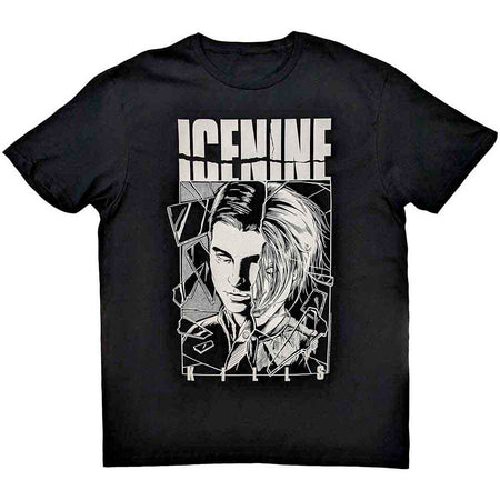 Ice Nine Kills - Shower Scene Split Face - Black  t-shirt