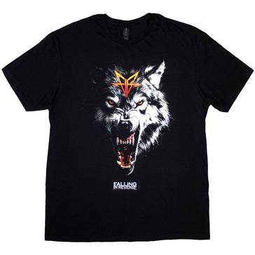 Falling In Reverse - Wolf- Black  t-shirt