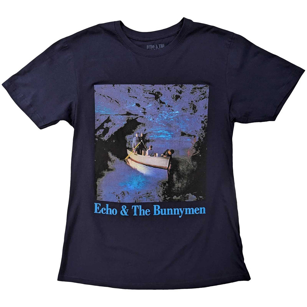 Echo & The Bunnymen - Ocean Rain - Navy Blue  T-shirt