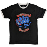 Motorhead - Iron Fist - Black Ringer  t-shirt