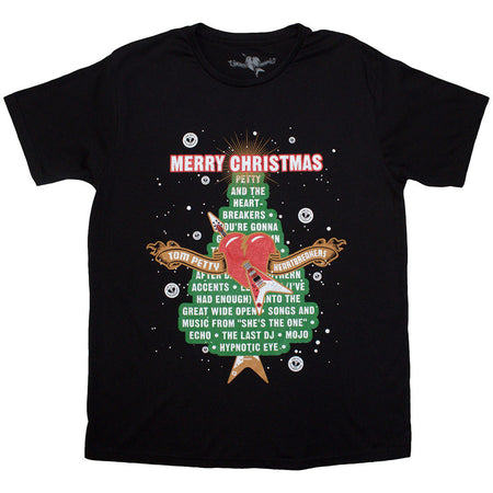 Tom Petty - Merry Christmas - Black t-shirt