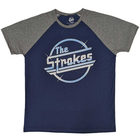 The Strokes - OG Magna - Denim Blue & Grey Raglan t-shirt