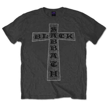 Black Sabbath - Cross - Charcoal Grey t-shirt