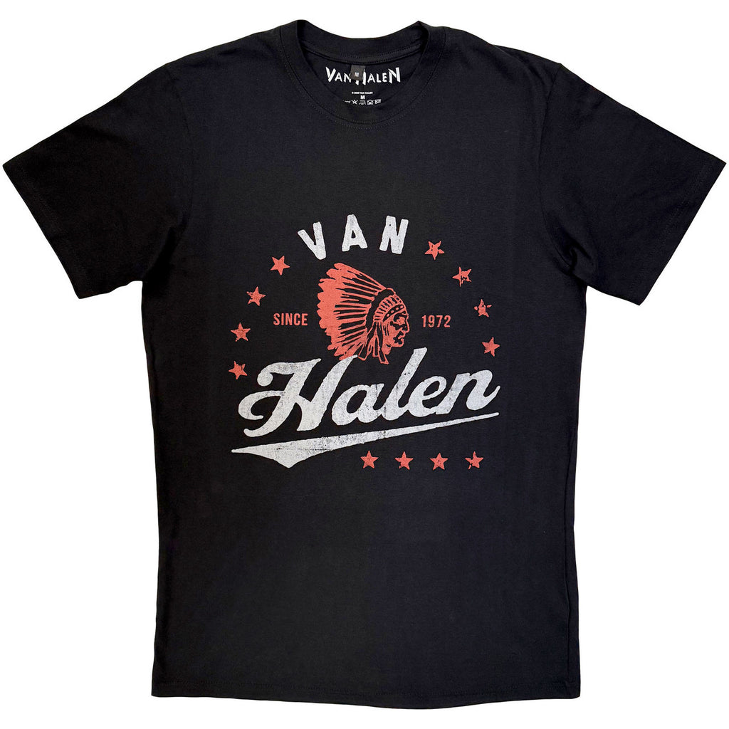 Van Halen - Red Indian - Black Carbon t-shirt