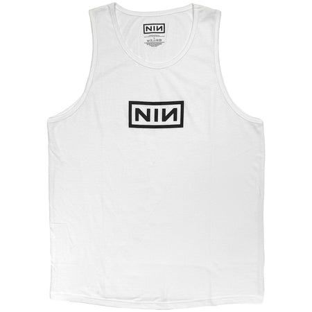 Nine Inch Nails - Logo - White Tank Top t-shirt