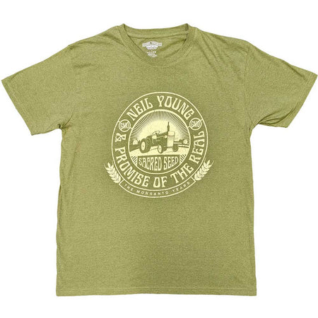 Neil Young - Tractor Seal - Green t-shirt
